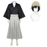 Zenin Naoya Cosplay Costume Black Kimono Adult Male Halloween Carnival Costume
