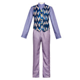 Charlie and the Chocolate Factory Cosplay Costume Young Willy Wonka Red Outfit Adult Male Halloween Carnival Costume