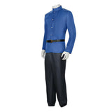 Chikyuu no Undou ni Tsuite Cosplay Costume Rafał Blue Outfit Adult Male Halloween Carnival Costume