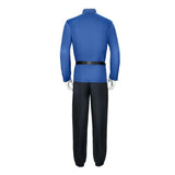 Chikyuu no Undou ni Tsuite Cosplay Costume Rafał Blue Outfit Adult Male Halloween Carnival Costume
