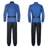 Chikyuu no Undou ni Tsuite Cosplay Costume Rafał Blue Outfit Adult Male Halloween Carnival Costume