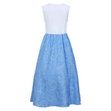 Cinderella Cosplay Costume Fairy Godmother Blue Outfit Adult Female Halloween Carnival Costume