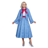 Cinderella Cosplay Costume Fairy Godmother Blue Outfit Adult Female Halloween Carnival Costume