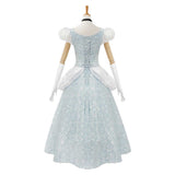 Cinderella Cosplay Costume Light Blue Dress Adult Female Halloween Carnival Costume
