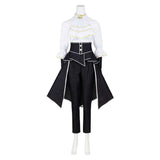 Clair Obscur Cosplay Costume Maelle White and Black Outfit Adult Female Halloween Carnival Costume
