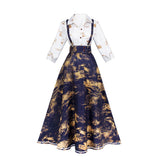 Clair Obscur：Expedition 33 Cosplay Costume Clair‌ Blue Dress Adult Female Halloween Carnival Costume