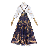 Clair Obscur：Expedition 33 Cosplay Costume Clair‌ Blue Dress Adult Female Halloween Carnival Costume