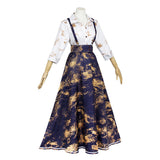 Clair Obscur：Expedition 33 Cosplay Costume Clair‌ Blue Dress Adult Female Halloween Carnival Costume