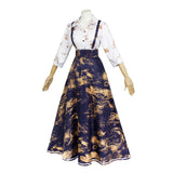 Clair Obscur：Expedition 33 Cosplay Costume Clair‌ Blue Dress Adult Female Halloween Carnival Costume