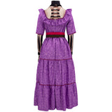 CoCo Cosplay Costume Imelda Purple Dress Adult Female Halloween Carnival Costume