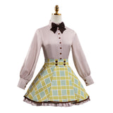 Code Geass Cosplay Costume C.C. Green Plaid Skirt Adult Female Halloween Carnival Costume