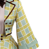 Code Geass Cosplay Costume C.C. Green Plaid Skirt Adult Female Halloween Carnival Costume