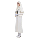 Conjuring Cosplay Costume The Nun White Outfit Adult Female Halloween Carnival Costume