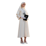 Conjuring Cosplay Costume The Nun White Outfit Adult Female Halloween Carnival Costume