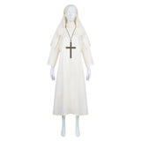 Conjuring Cosplay Costume The Nun White Outfit Adult Female Halloween Carnival Costume