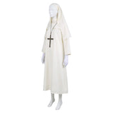 Conjuring Cosplay Costume The Nun White Outfit Adult Female Halloween Carnival Costume