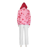 Corazon Cosplay Costume Pink Outfit Adult Male Halloween Carnival Costume