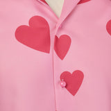 Corazon Cosplay Costume Pink Outfit Adult Male Halloween Carnival Costume