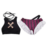 cos Arcane Jinx League of Legends Cosplay Costume Outfits Halloween Carnival Suit swinsuit