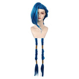 cos Arcane Season 2 Jinx Cosplay Wig Heat Resistant Synthetic Hair Carnival Halloween Party Props Wig