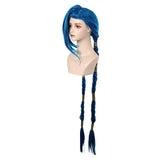 cos Arcane Season 2 Jinx Cosplay Wig Heat Resistant Synthetic Hair Carnival Halloween Party Props Wig