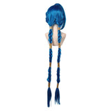 cos Arcane Season 2 Jinx Cosplay Wig Heat Resistant Synthetic Hair Carnival Halloween Party Props Wig