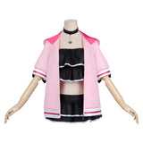 Cosmic Princess Kaguya Cosplay Costume Noi Komazawa Pink and Black Outfit Adult Female Halloween Carnival Costume