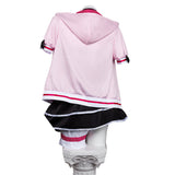 Cosmic Princess Kaguya Cosplay Costume Noi Komazawa Pink and Black Outfit Adult Female Halloween Carnival Costume