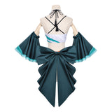Cosmic Princess Kaguya Cosplay Costume Yachiyo Tsukimi Green Dress Adult Female Halloween Carnival Costume