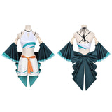 Cosmic Princess Kaguya Cosplay Costume Yachiyo Tsukimi Green Dress Adult Female Halloween Carnival Costume