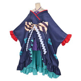 Cosmic Princess Kaguya Tsukimi Yachiyo Women Blue Kimono Cosplay Costume Outfit Halloween Carnival Suit