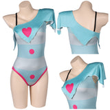 Helluva Boss Fizzarolli Cosplay Costume Adult Female Pink Jumpsuit Halloween Carnival Suit