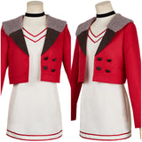 DANDADAN Momo Ayase Red White Cosplay Costume Adult Female Outfits Halloween Carnival Suit