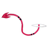 Cosplay Halloween Carnival Costume Accessories Tail Clothing matching Moxxie