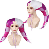 Helluva Boss Fizzarolli Cosplay Hat Adult Unisex Pink White Halloween Carnival Costume Accessories
