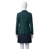 Coven Academy Cosplay Costume Green School Uniform Adult Female Halloween Carnival Costume