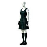 Coven Academy Cosplay Costume Sasha Green Dress Adult Female Halloween Carnival Costume