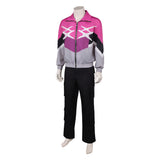 Crime 101  Cosplay Costume Ormon Pink Outfit Adult Male Halloween Carnival Costume