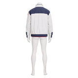 Cyberpunk Cosplay Costume Roman Carax White Coat Outfit Adult Male Halloween Carnival Costume