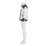 Cyberpunk Cosplay Costume Roman Carax White Coat Outfit Adult Male Halloween Carnival Costume