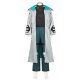 Cyberpunk Cosplay Costume Weak Kingsley Sliver Trench Coat Set Adult Male Halloween Carnival Costume