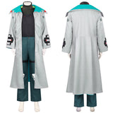 Cyberpunk Cosplay Costume Weak Kingsley Sliver Trench Coat Set Adult Male Halloween Carnival Costume