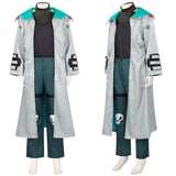 Cyberpunk Cosplay Costume Weak Kingsley Sliver Trench Coat Set Adult Male Halloween Carnival Costume