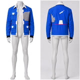 Cyberpunk: Edgerunners Cosplay Costume David Blue Jacket Adult Male Halloween Carnival Costume