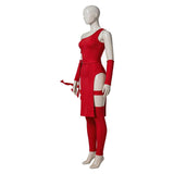 Daredevil Cosplay Costume Elektra Natchios Red Outfit Adult Female Halloween Carnival Costume