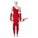 Daredevil Cosplay Costume Elektra Natchios Red Outfit Adult Female Halloween Carnival Costume