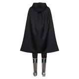 Darth Maul Cosplay Costume Black Outfit with Cape Adult Male Halloween Carnival Costume