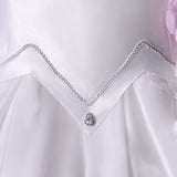 DATE A LIVE Cosplay Costume Tokisaki Kurumi White Wedding Dress Adult Female Halloween Carnival Costume