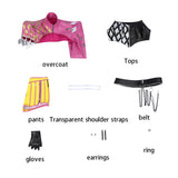 Dead by Daylight Cosplay Costume Mina Key Pink Outfit Adult Female Halloween Carnival Costume