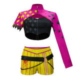 Dead by Daylight Cosplay Costume Mina Key Women Purple Outfit Adult Female Halloween Carnival Costume